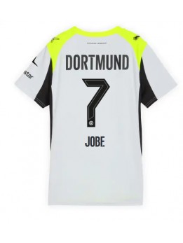 Borussia Dortmund Jobe Bellingham #7 Replika Borta Kläder Dam 2025-26 Kortärmad